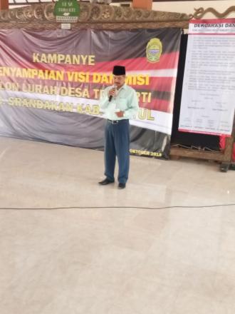 Calon Lurah Desa Trimurti Ikuti Deklarasi Damai