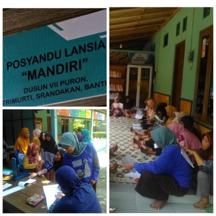 Kegiatan Posyandu  Lansia Mandiri