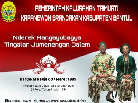 Mangayubagya Tingalan Jumenengan Dalem Sri Sultan Hamengku Buwono X