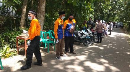 Pendampingan Prokes di Hajatan Pernikahan