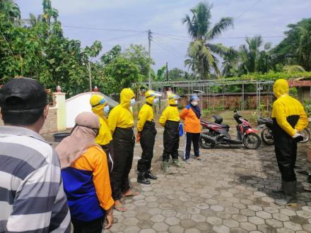 Satgas Dusun Gunungsaren Kidul Cegah Penyebaran Covid