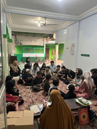 Semarak TPA Masjid An-Nur, KKN UNTIDAR Umumkan Pemenang Lomba Mewarnai